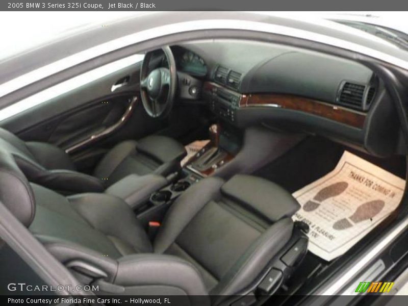 Jet Black / Black 2005 BMW 3 Series 325i Coupe