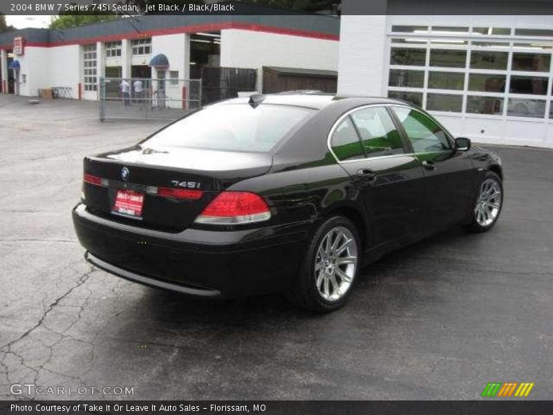 Jet Black / Black/Black 2004 BMW 7 Series 745i Sedan