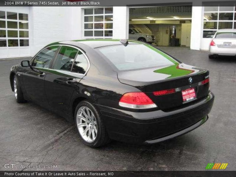 Jet Black / Black/Black 2004 BMW 7 Series 745i Sedan