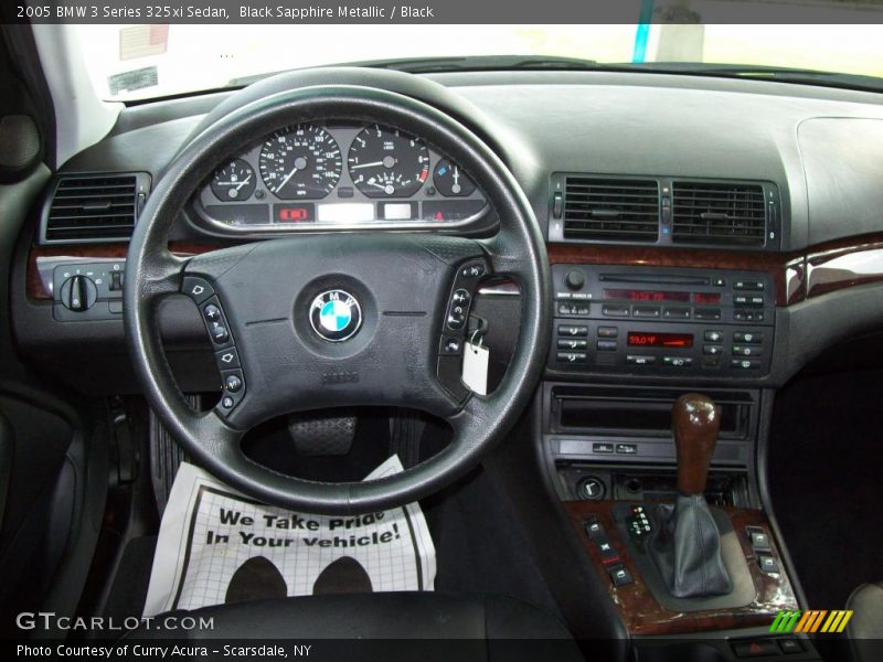 Black Sapphire Metallic / Black 2005 BMW 3 Series 325xi Sedan