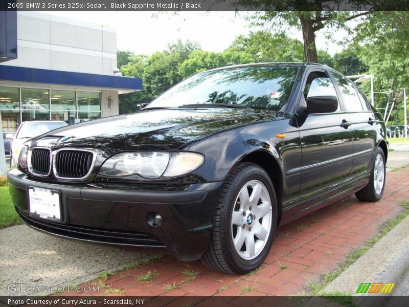 Black Sapphire Metallic / Black 2005 BMW 3 Series 325xi Sedan