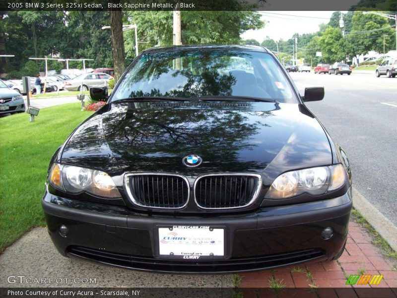 Black Sapphire Metallic / Black 2005 BMW 3 Series 325xi Sedan