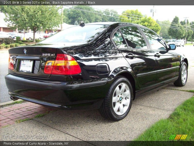 Black Sapphire Metallic / Black 2005 BMW 3 Series 325xi Sedan