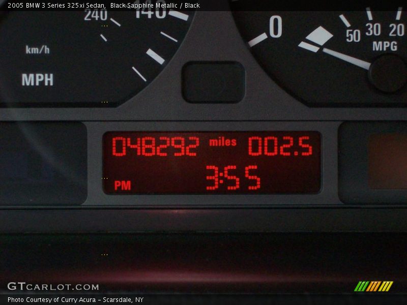 Black Sapphire Metallic / Black 2005 BMW 3 Series 325xi Sedan