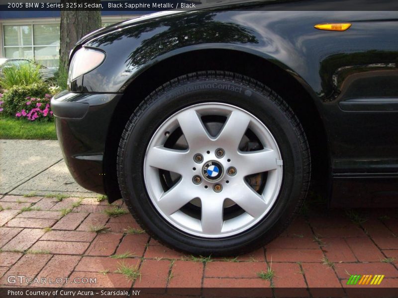 Black Sapphire Metallic / Black 2005 BMW 3 Series 325xi Sedan