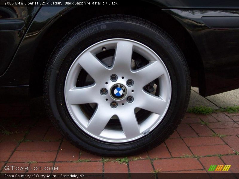 Black Sapphire Metallic / Black 2005 BMW 3 Series 325xi Sedan