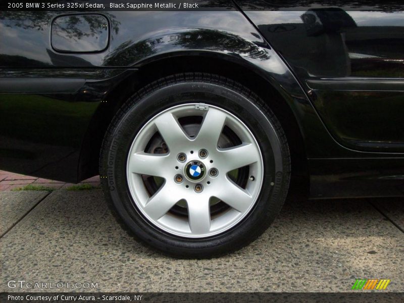 Black Sapphire Metallic / Black 2005 BMW 3 Series 325xi Sedan