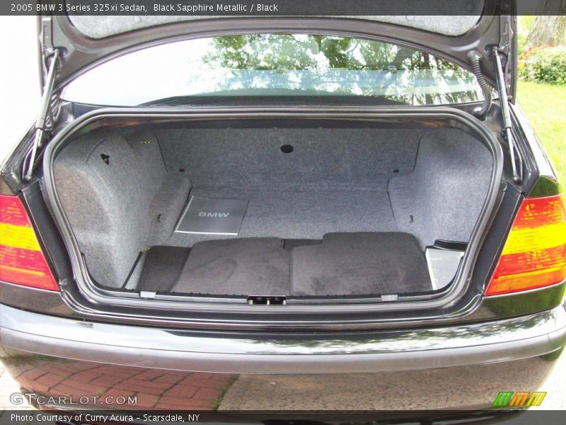 Black Sapphire Metallic / Black 2005 BMW 3 Series 325xi Sedan