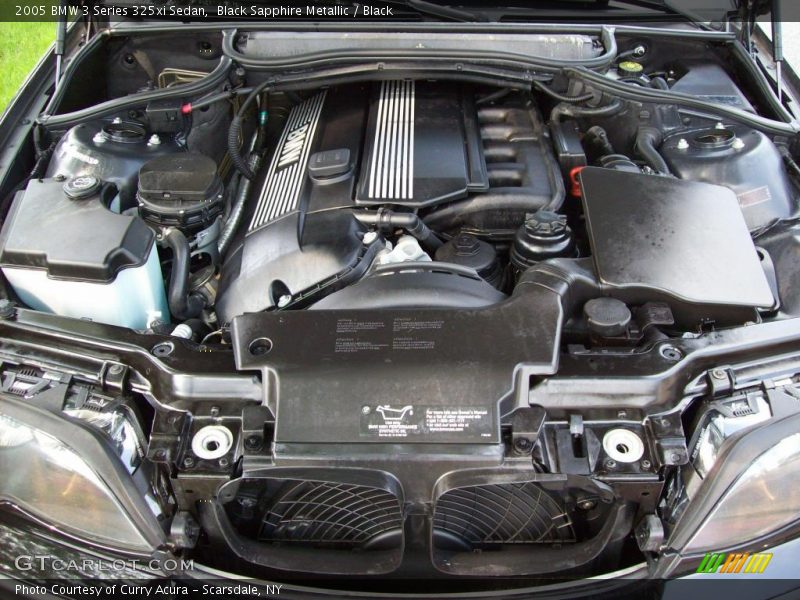 Black Sapphire Metallic / Black 2005 BMW 3 Series 325xi Sedan