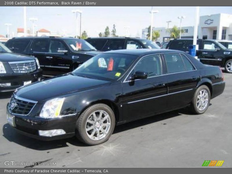 Black Raven / Ebony 2008 Cadillac DTS Performance