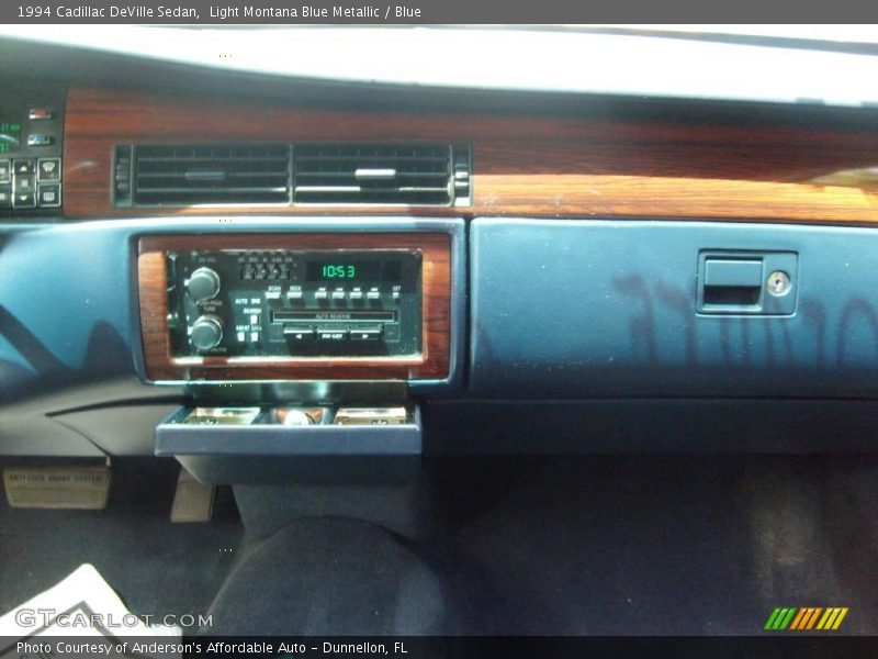 Light Montana Blue Metallic / Blue 1994 Cadillac DeVille Sedan