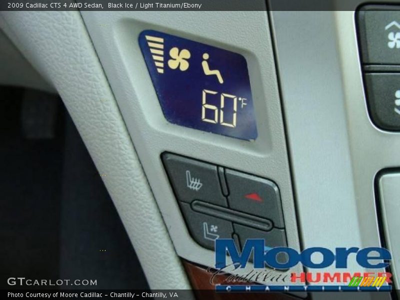 Black Ice / Light Titanium/Ebony 2009 Cadillac CTS 4 AWD Sedan