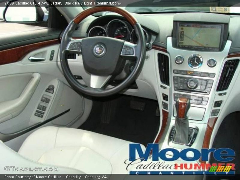 Black Ice / Light Titanium/Ebony 2009 Cadillac CTS 4 AWD Sedan
