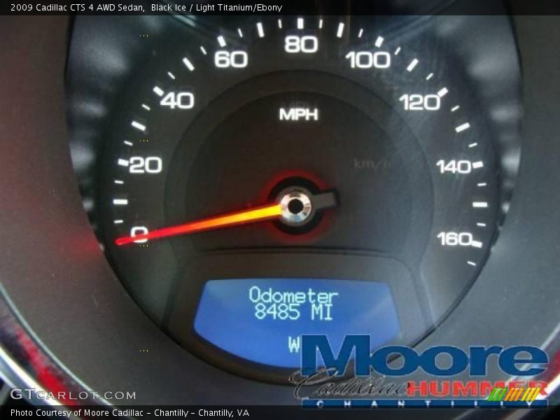 Black Ice / Light Titanium/Ebony 2009 Cadillac CTS 4 AWD Sedan
