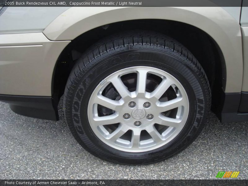 Cappuccino Frost Metallic / Light Neutral 2005 Buick Rendezvous CXL AWD