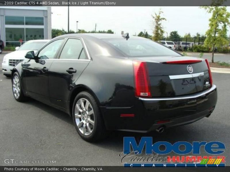 Black Ice / Light Titanium/Ebony 2009 Cadillac CTS 4 AWD Sedan