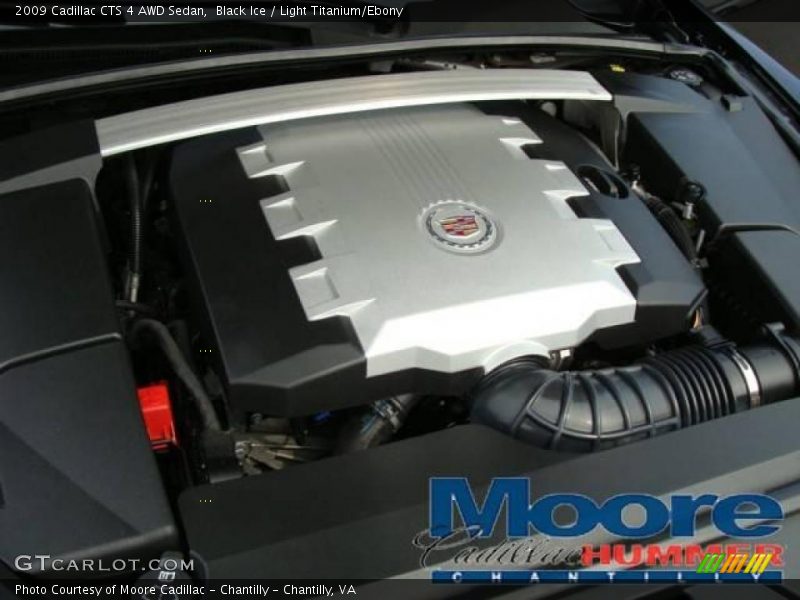 Black Ice / Light Titanium/Ebony 2009 Cadillac CTS 4 AWD Sedan