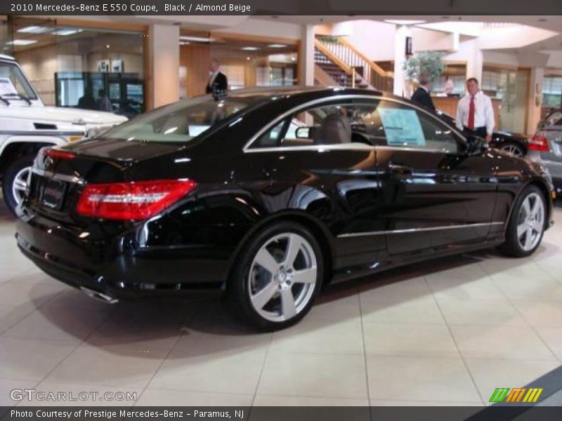 Black / Almond Beige 2010 Mercedes-Benz E 550 Coupe