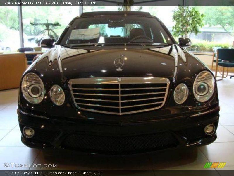 Black / Black 2009 Mercedes-Benz E 63 AMG Sedan