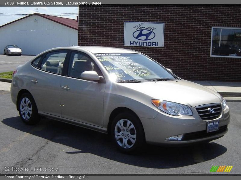 Laguna Sand / Beige 2009 Hyundai Elantra GLS Sedan