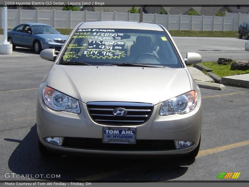 Laguna Sand / Beige 2009 Hyundai Elantra GLS Sedan