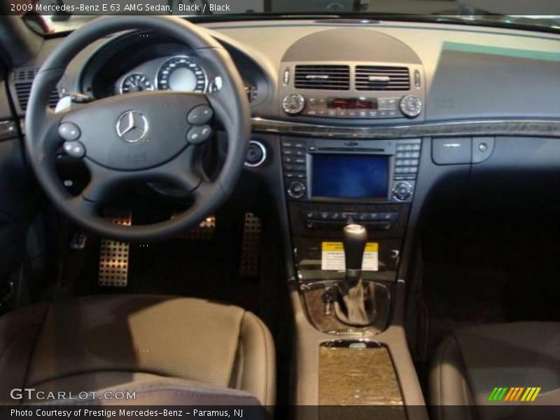 Black / Black 2009 Mercedes-Benz E 63 AMG Sedan