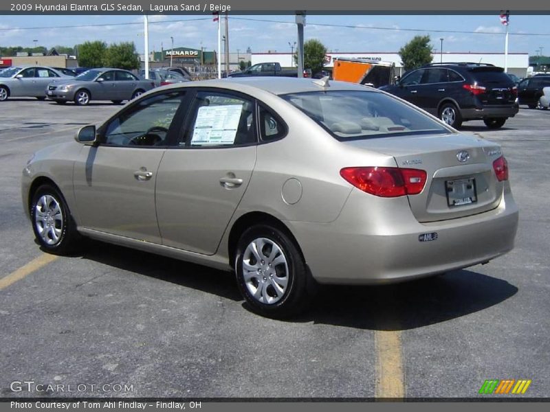 Laguna Sand / Beige 2009 Hyundai Elantra GLS Sedan