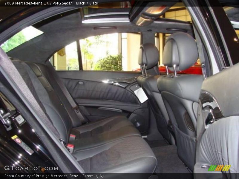 Black / Black 2009 Mercedes-Benz E 63 AMG Sedan
