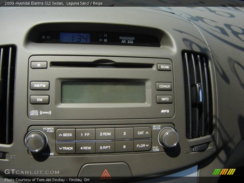 Laguna Sand / Beige 2009 Hyundai Elantra GLS Sedan