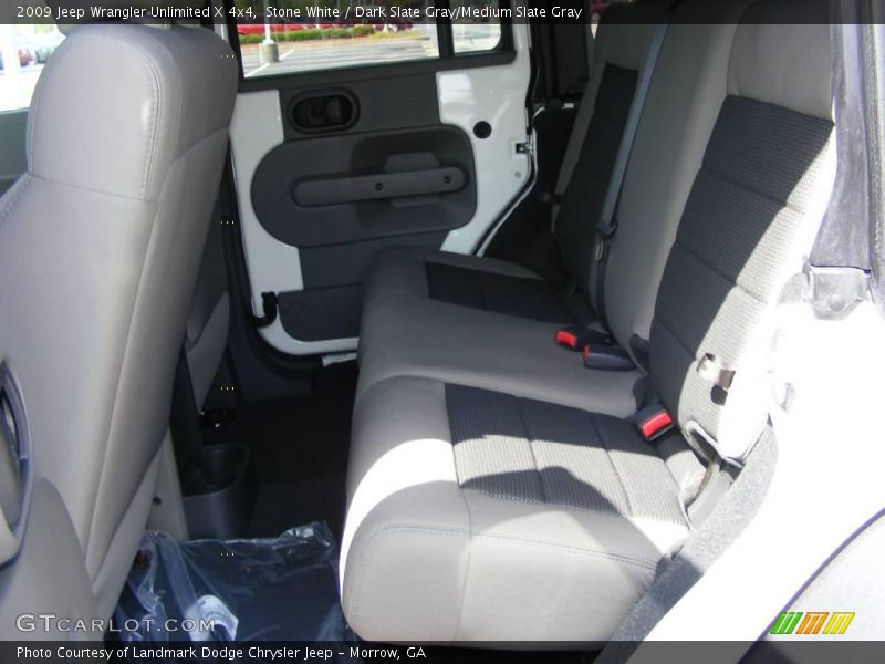 Stone White / Dark Slate Gray/Medium Slate Gray 2009 Jeep Wrangler Unlimited X 4x4