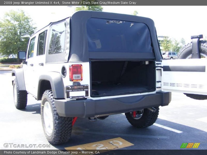 Stone White / Dark Slate Gray/Medium Slate Gray 2009 Jeep Wrangler Unlimited X 4x4