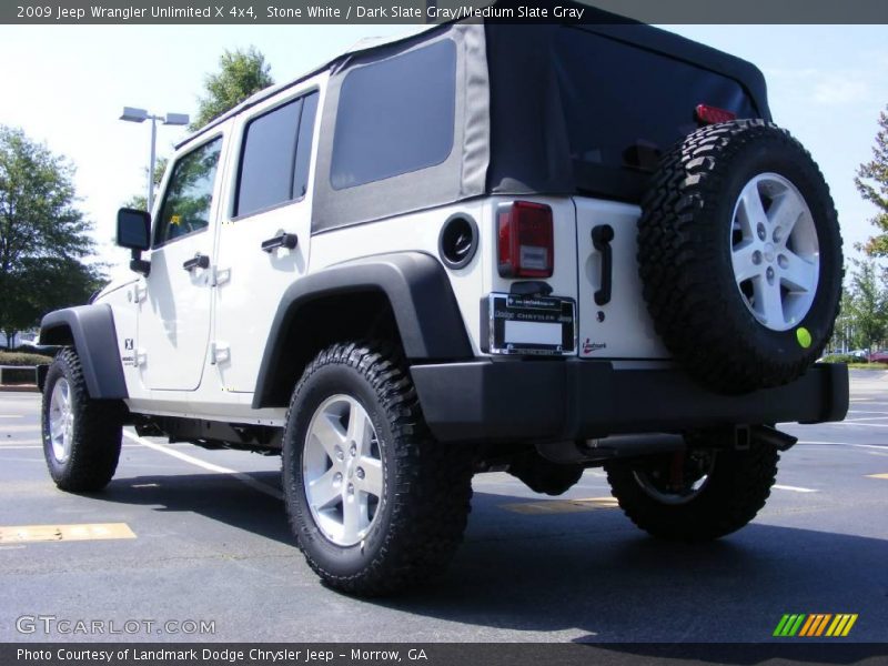 Stone White / Dark Slate Gray/Medium Slate Gray 2009 Jeep Wrangler Unlimited X 4x4