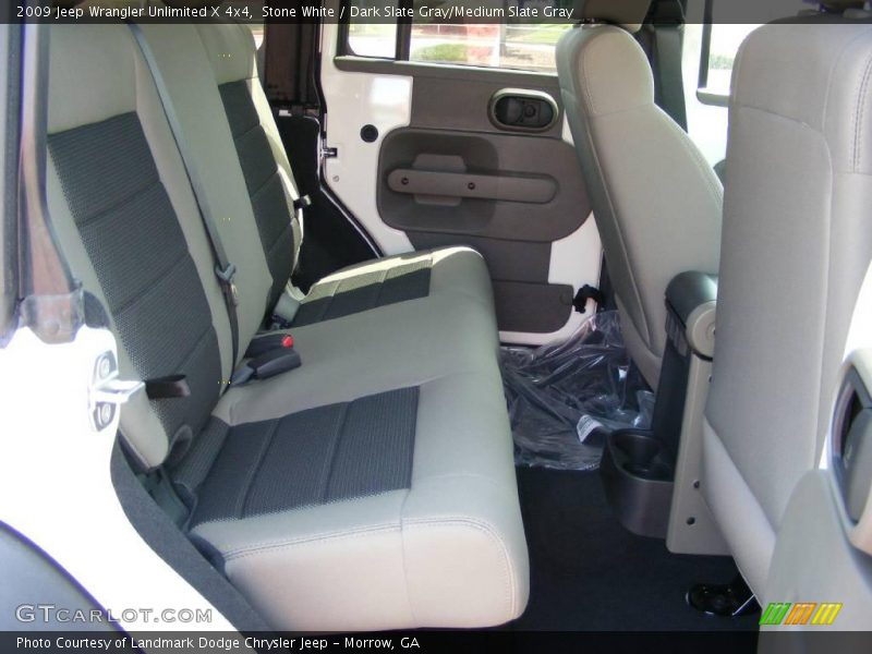 Stone White / Dark Slate Gray/Medium Slate Gray 2009 Jeep Wrangler Unlimited X 4x4