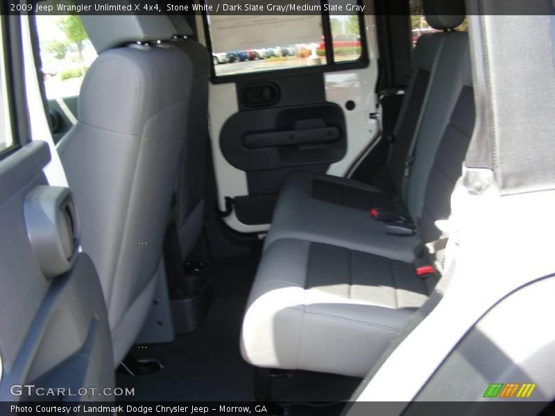 Stone White / Dark Slate Gray/Medium Slate Gray 2009 Jeep Wrangler Unlimited X 4x4