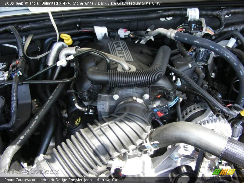 Stone White / Dark Slate Gray/Medium Slate Gray 2009 Jeep Wrangler Unlimited X 4x4