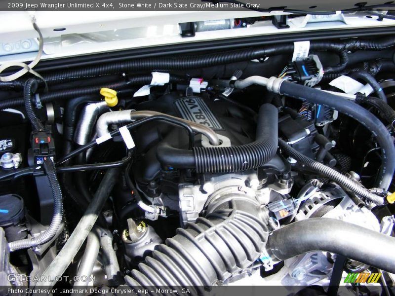 Stone White / Dark Slate Gray/Medium Slate Gray 2009 Jeep Wrangler Unlimited X 4x4
