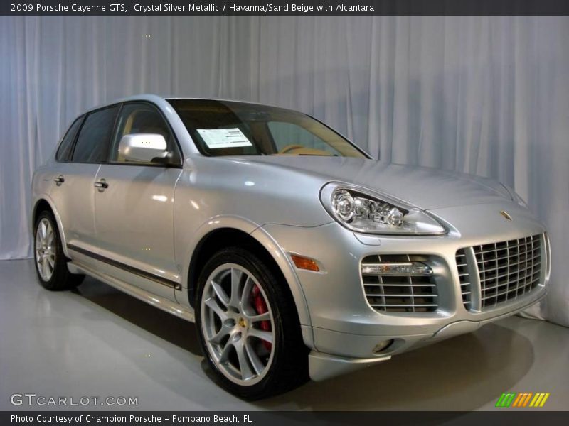 Crystal Silver Metallic / Havanna/Sand Beige with Alcantara 2009 Porsche Cayenne GTS