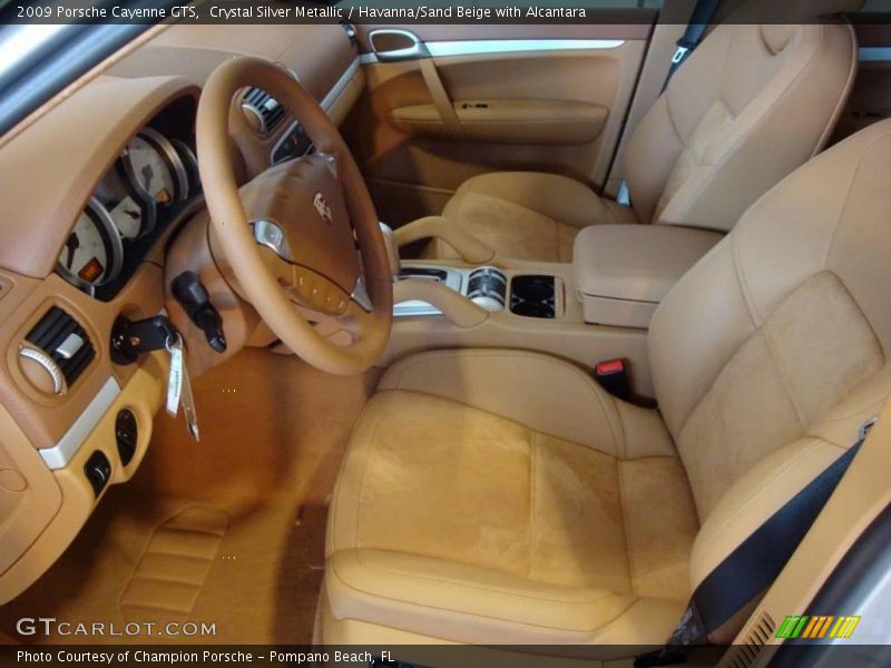 Crystal Silver Metallic / Havanna/Sand Beige with Alcantara 2009 Porsche Cayenne GTS