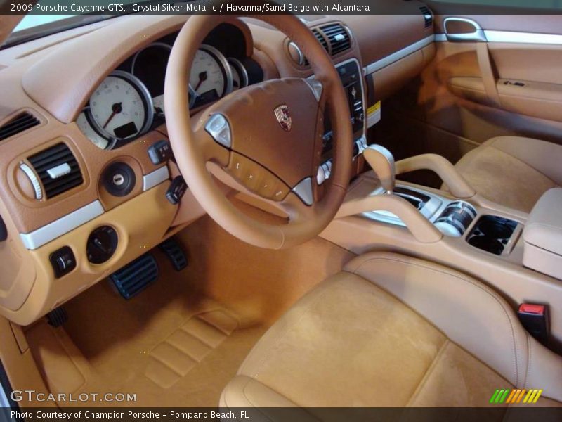 Crystal Silver Metallic / Havanna/Sand Beige with Alcantara 2009 Porsche Cayenne GTS