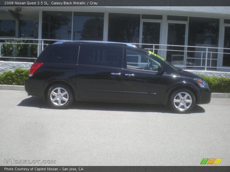 Galaxy Black Metallic / Gray 2008 Nissan Quest 3.5 SL