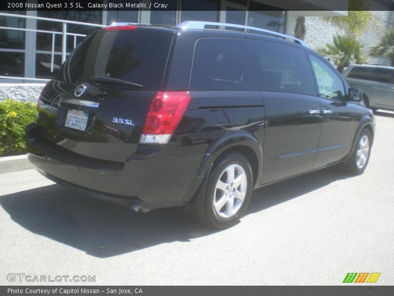 Galaxy Black Metallic / Gray 2008 Nissan Quest 3.5 SL