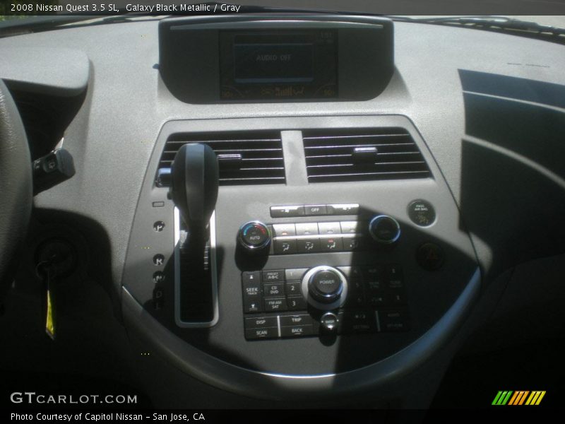 Galaxy Black Metallic / Gray 2008 Nissan Quest 3.5 SL