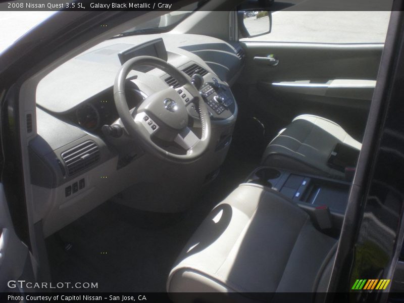Galaxy Black Metallic / Gray 2008 Nissan Quest 3.5 SL