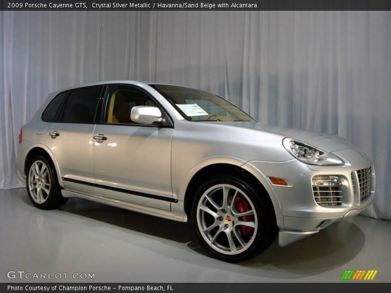 Crystal Silver Metallic / Havanna/Sand Beige with Alcantara 2009 Porsche Cayenne GTS