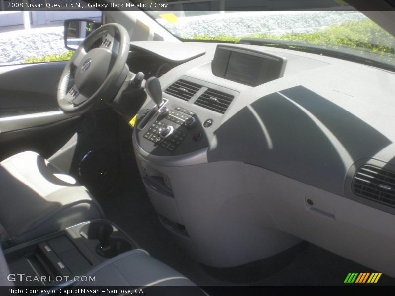 Galaxy Black Metallic / Gray 2008 Nissan Quest 3.5 SL