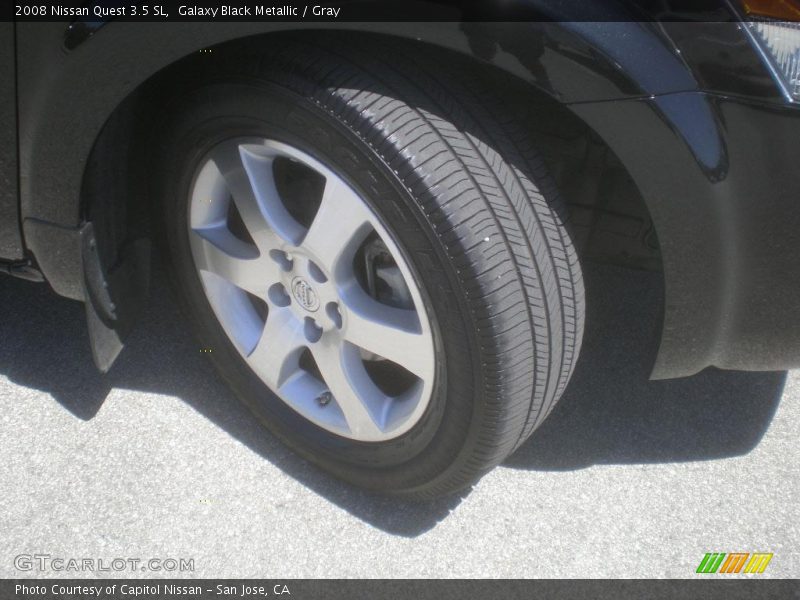 Galaxy Black Metallic / Gray 2008 Nissan Quest 3.5 SL