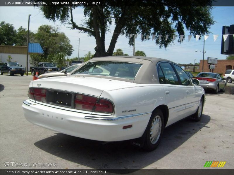 Bright White Diamond / Taupe 1999 Buick Park Avenue