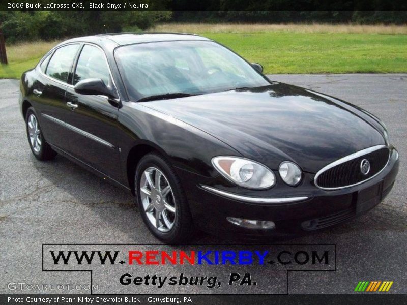 Black Onyx / Neutral 2006 Buick LaCrosse CXS