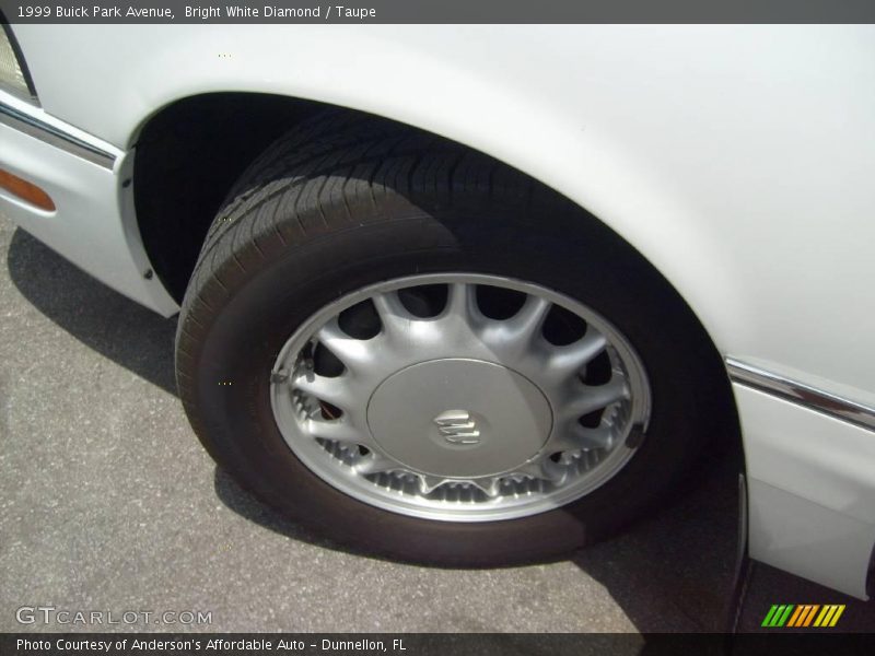 Bright White Diamond / Taupe 1999 Buick Park Avenue