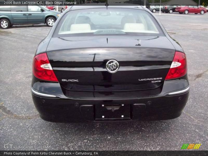Black Onyx / Neutral 2006 Buick LaCrosse CXS